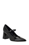 Calvin Klein Naprina Pointed Toe Mary Jane Pump In Black
