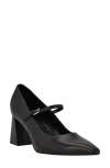 Calvin Klein Naprina Pointed Toe Mary Jane Pump In Black