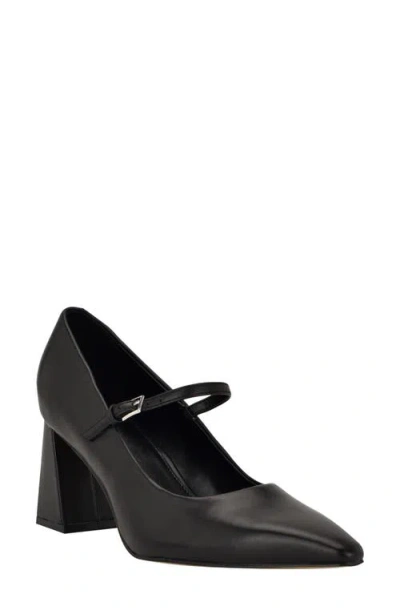 Calvin Klein Naprina Pointed Toe Mary Jane Pump In Black
