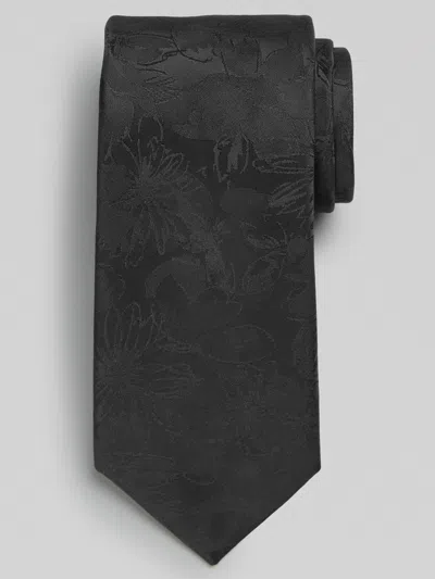 Calvin Klein Narrow Mackenzie Floral Tie In Animal Print