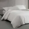 Calvin Klein Naturals Collection 3 Piece Duvet Cover Set, Queen In White
