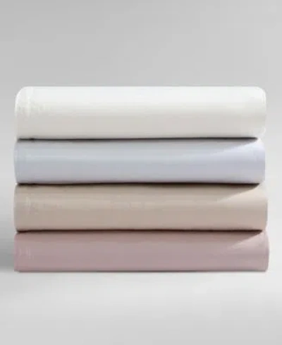Calvin Klein Naturals Solid Cotton Tencel Sheet Sets In Mauve
