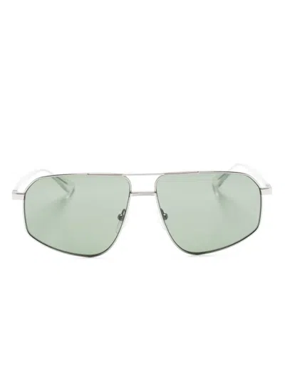 Calvin Klein Navigator-frame Sunglasses In Nude