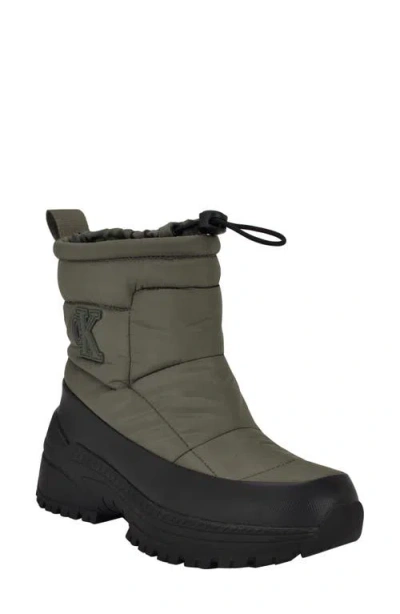 Calvin Klein Nelsa Bootie In Dark Green