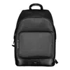 Calvin Klein Black Polyester Backpack In Red