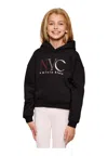 Calvin Klein New York Bambina Graphic Hoodie  In Black