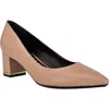 Calvin Klein Nita Pointed Toe Pump In Beige