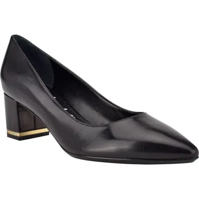 CALVIN KLEIN CALVIN KLEIN NITA BLOCK HEEL PUMP