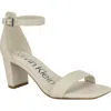 Calvin Klein Nolene Sandal In Ivory
