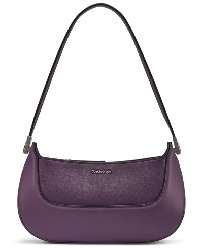 Calvin Klein Nori Small Shoulder Bag In Purple
