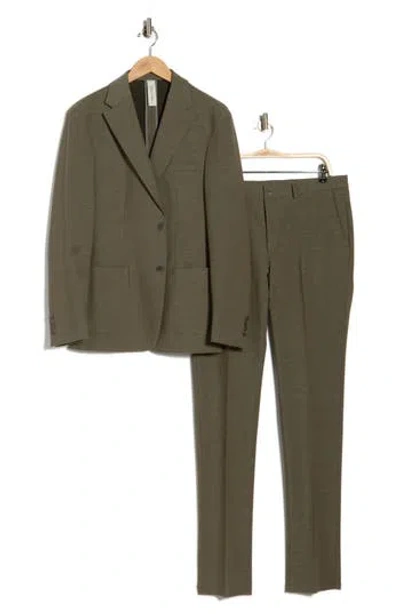 Calvin Klein Notch Lapel Slim Fit Suit In Green