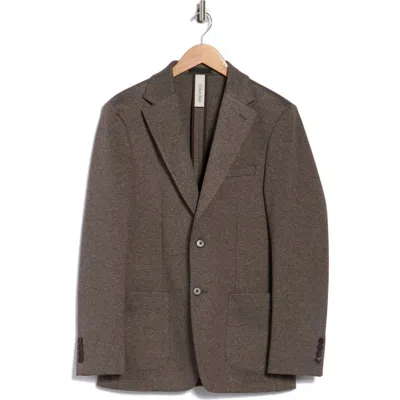 Calvin Klein Notch Lapel Sport Coat In Brown