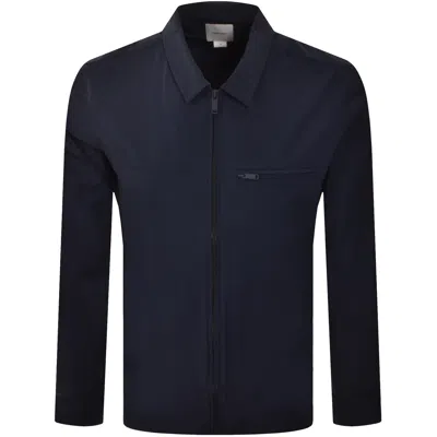 Calvin Klein Nylon Overshirt Jacket Navy