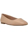 Calvin Klein Nyta Womens Leather Square Toe Ballet Flats In Multi