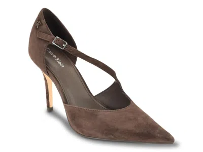 Calvin Klein Oaklan Pump In Brown