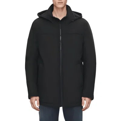 Calvin Klein Obama Mens Lined Polyester Parka Coat In Black