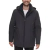 Calvin Klein Obama Mens Lined Polyester Parka Coat In Grey