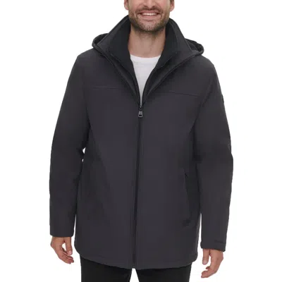 Calvin Klein Obama Mens Lined Polyester Parka Coat In Grey