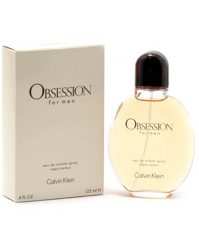 Calvin Klein Obsession 4oz Eau De Toilette Spray In Transparent