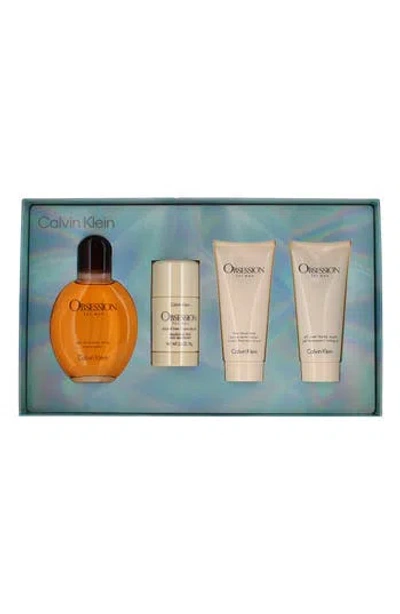 Calvin Klein Obsession For Men Eau De Toilette Gift Set In No Color