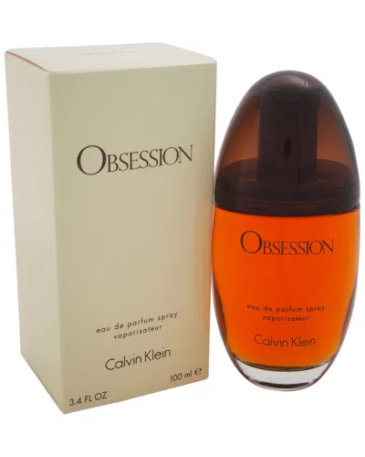 Calvin Klein Obsession Women's 3.4oz Eau De Parfum Spray In Transparent
