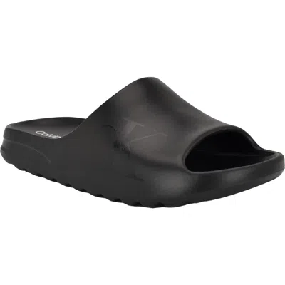 Calvin Klein Olin Slide Sandal In Black