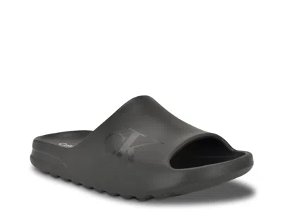 Calvin Klein Olin Slide Sandal In Gray