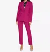 Calvin Klein One-button Blazer In Mulberry In Purple