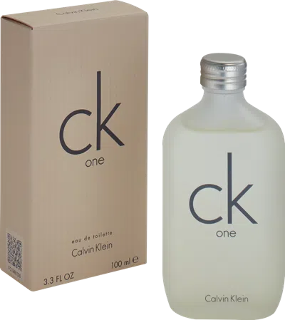 Calvin Klein One Eau De Toilette, 3.4 oz In Transparent