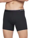 Calvin Klein Microfiber Stretch Boxer Briefs 3-pack In Black