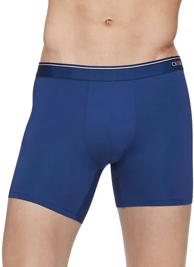 Calvin Klein One Micro Boxer Brief In Perth Blue In Multi