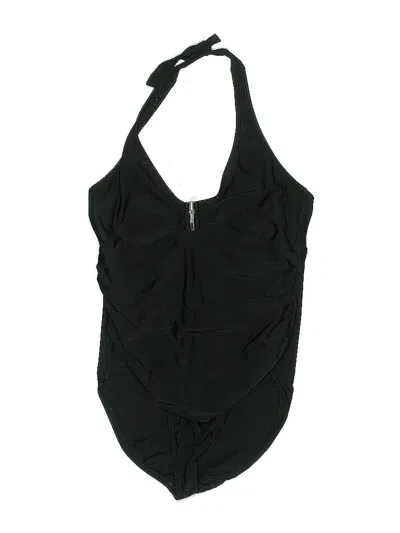 Pre-owned Calvin Klein One Piece Swimsuit In Black