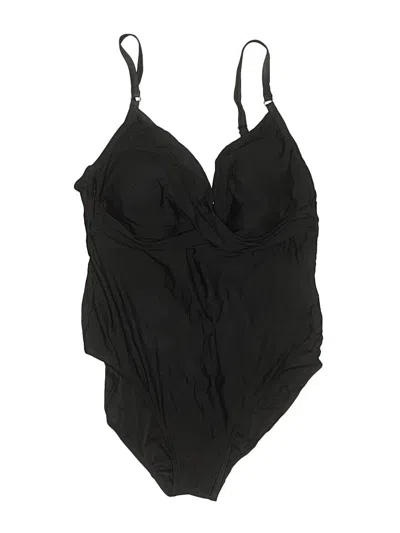 Pre-owned Calvin Klein One Piece Swimsuit In Black