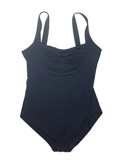 Pre-owned Calvin Klein One Piece Swimsuit In Blue