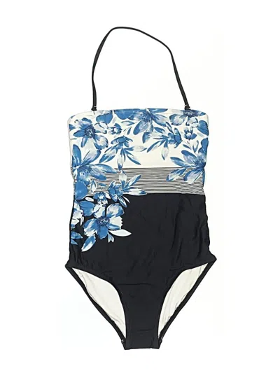 Pre-owned Calvin Klein One Piece Swimsuit In Blue