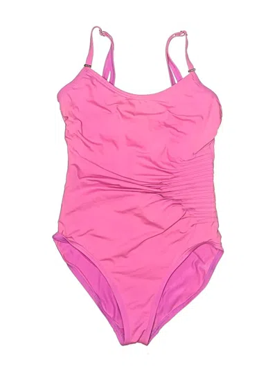 Pre-owned Calvin Klein One Piece Swimsuit In Pink