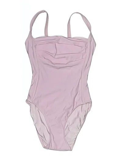 Pre-owned Calvin Klein One Piece Swimsuit In Pink