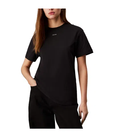 Calvin Klein Open-necked Black Shirt
