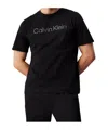 Calvin Klein Logo-print T-shirt In Black