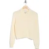 Calvin Klein Open Stitch Cotton Blend Cardigan In White