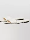 Calvin Klein Open Toe Flat Slide Sandals In Neutral