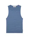 Calvin Klein Openwork-construction Top In Blue