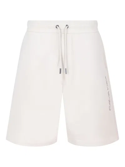 Calvin Klein Organic Cotton Bermuda Shorts In White