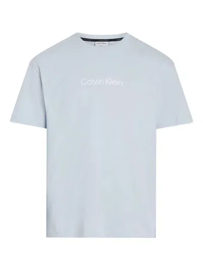 Calvin Klein Organic Cotton T-shirt In Blue