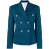 Calvin Klein Peaked Lapel Blazer In Blue