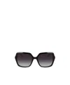 Calvin Klein Black Acetate Sunglasses In Black