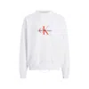 Calvin Klein Bicolor Sweatshirt In White