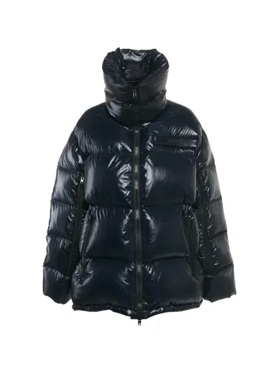Pre-owned Calvin Klein Oversized Puffer Jacket In Blue