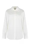 Shop Calvin Klein Oxford Shirt In Cotton In White