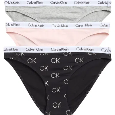 Calvin Klein Pack Of 3 Assorted Bikinis